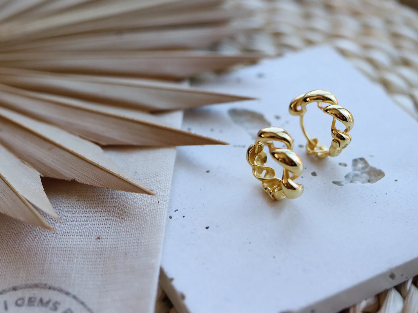 Boucle d'oreilles Kalina | Dorée