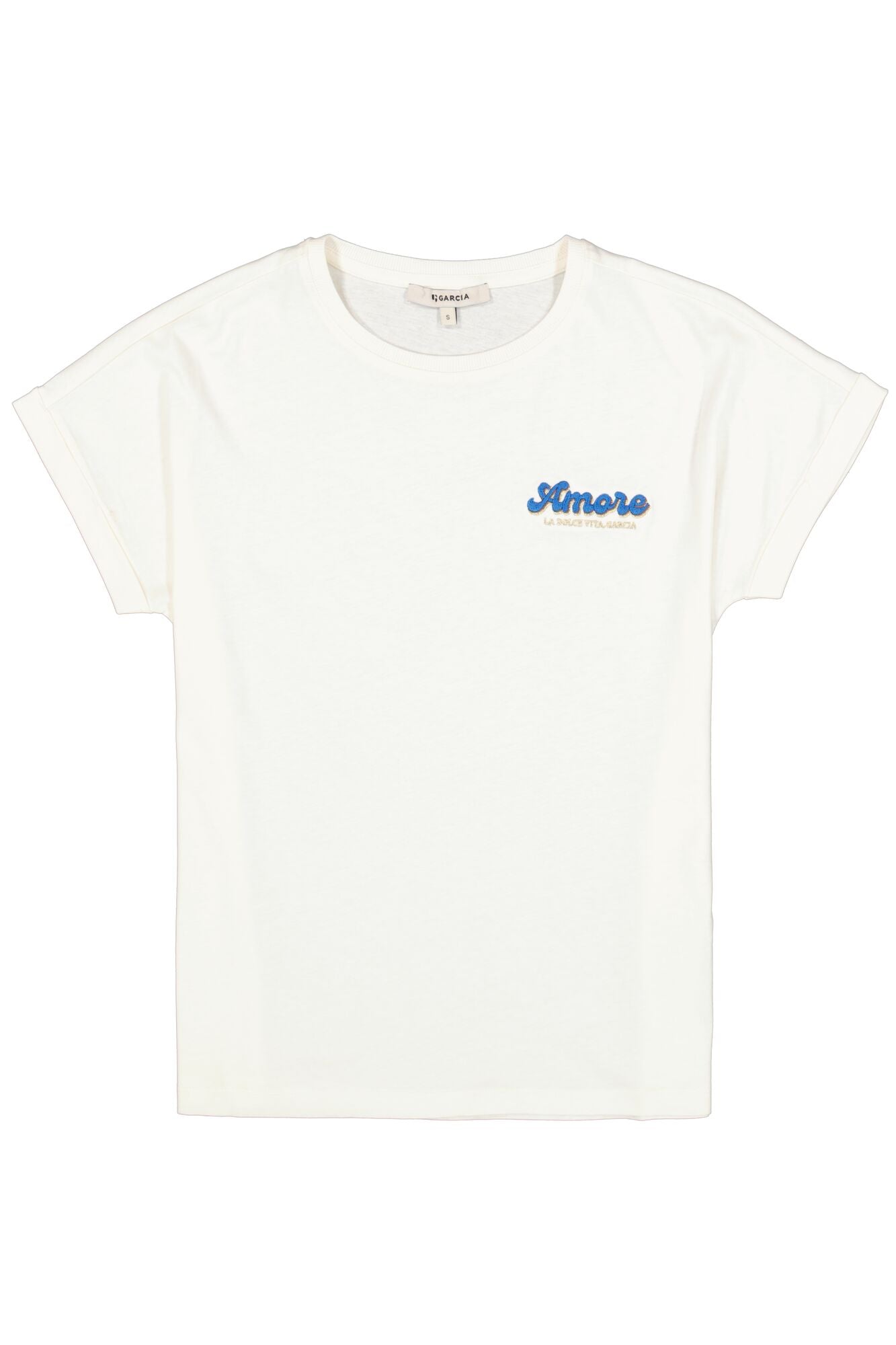 T-Shirt Sienna - Garcia | Blanc cassé