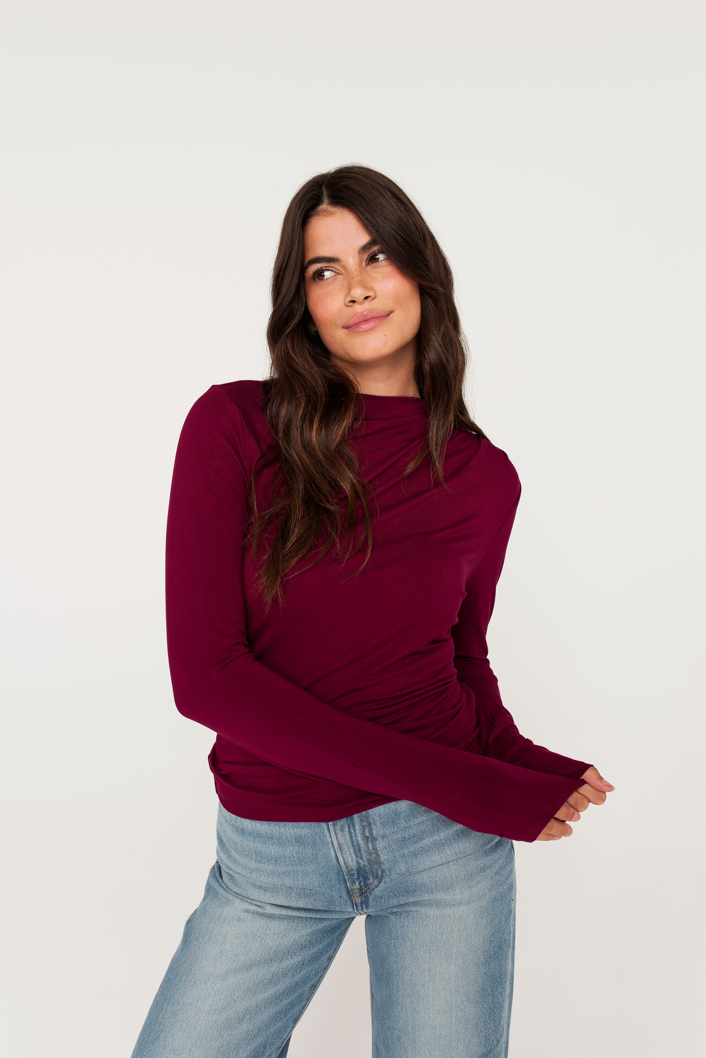 Chandail Ophélia | Bordeaux