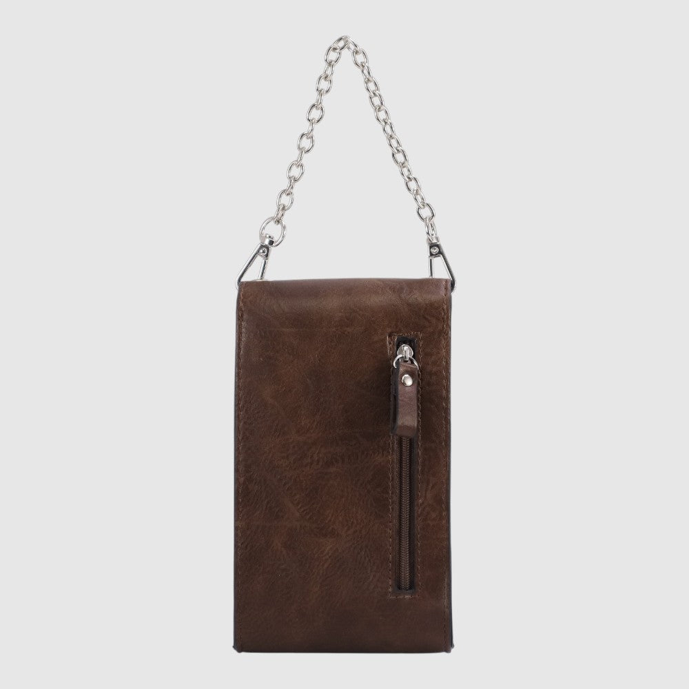 Sac à main pochette - ZAC | Brun