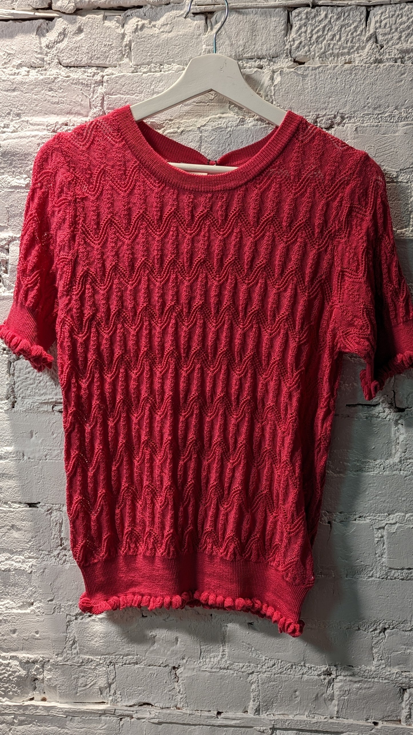 Tricot ICHI paisley | Carmin