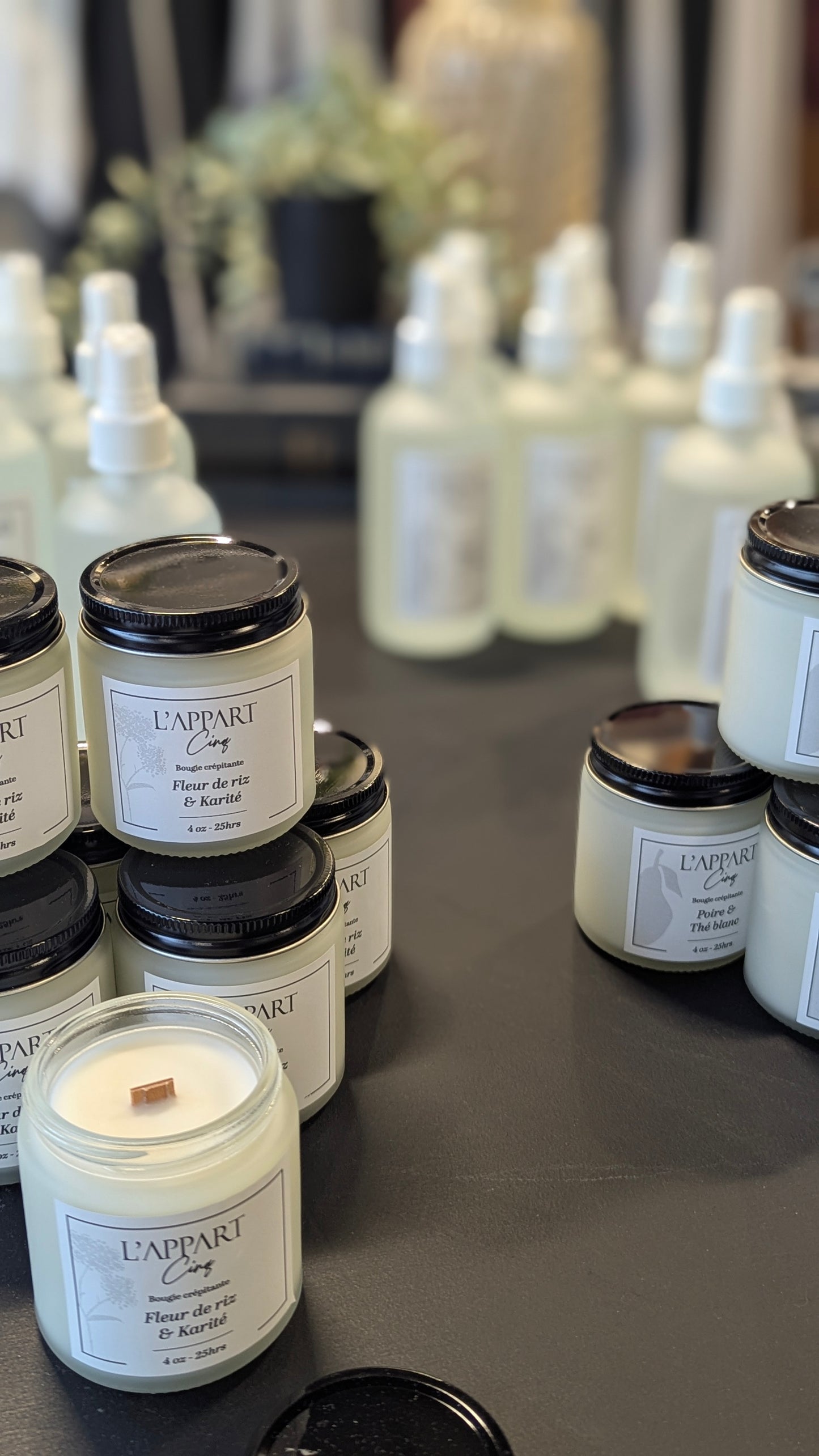 Bougie à mèche | Fleur de riz & Karité