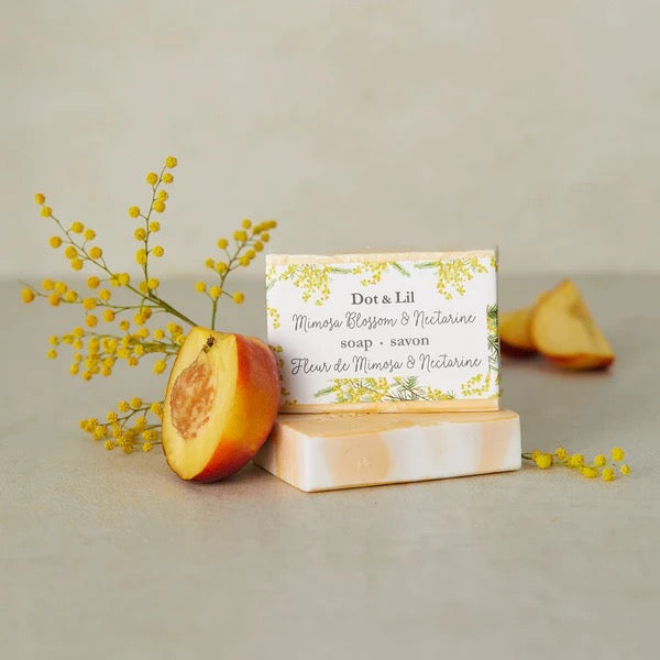 Barre de Savon | Fleur de mimosa & Nectarine