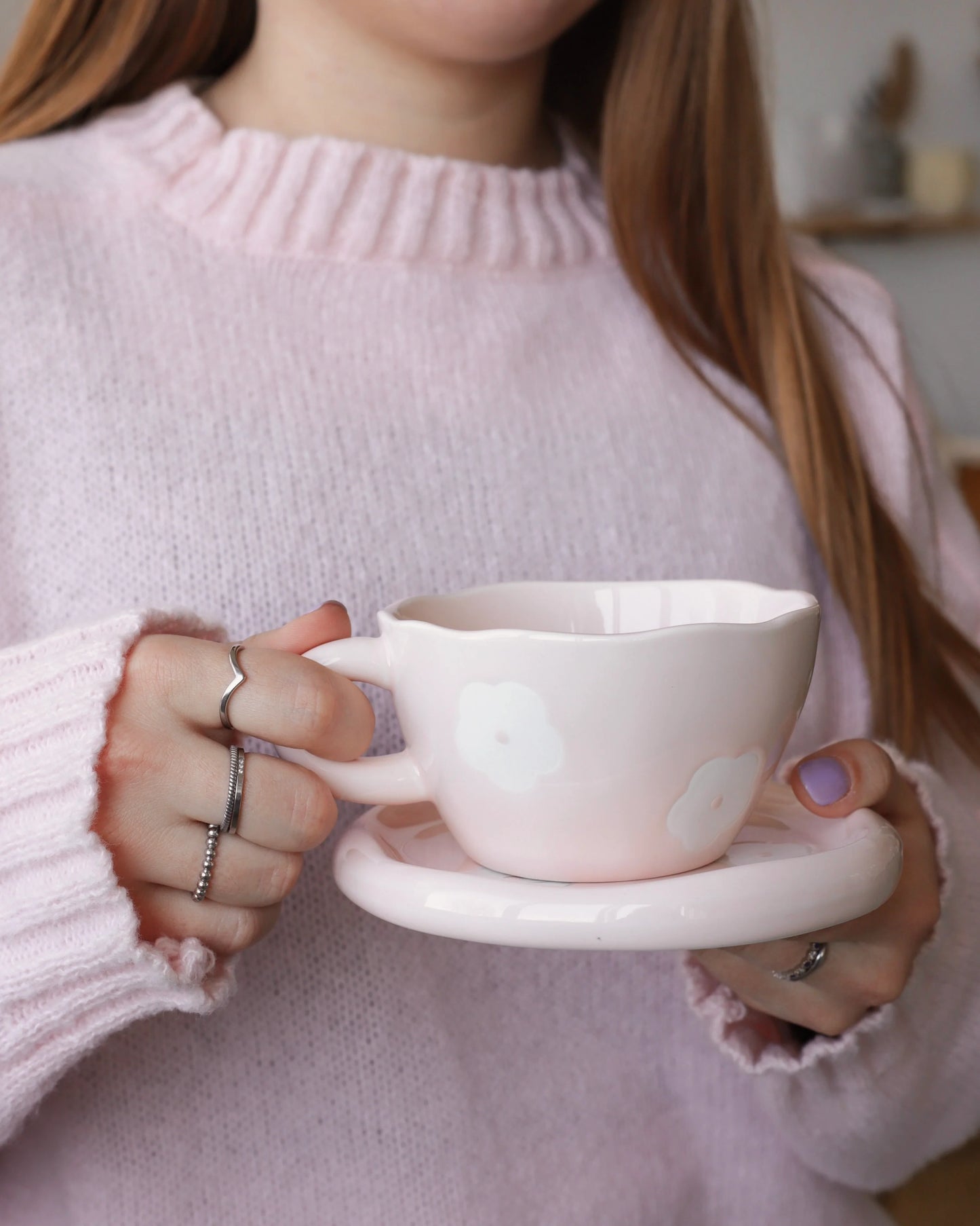 Tasse Lily rose | Céramique