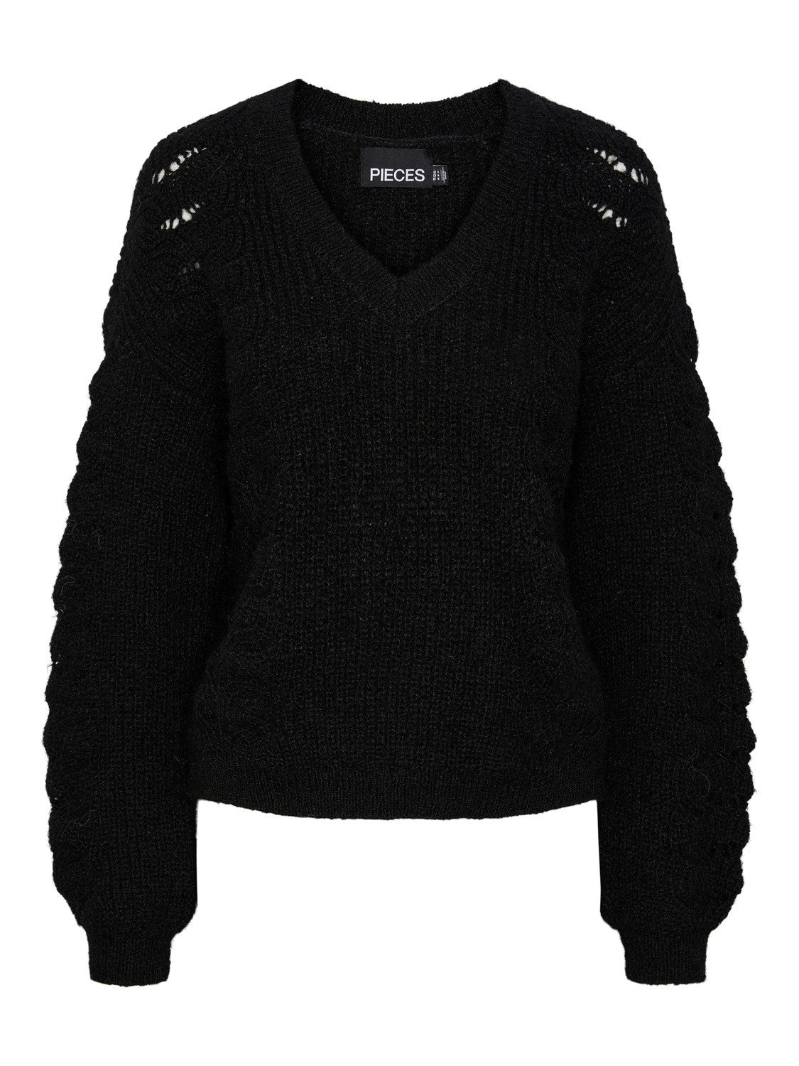 Tricot Scarlett col "v"| Noir