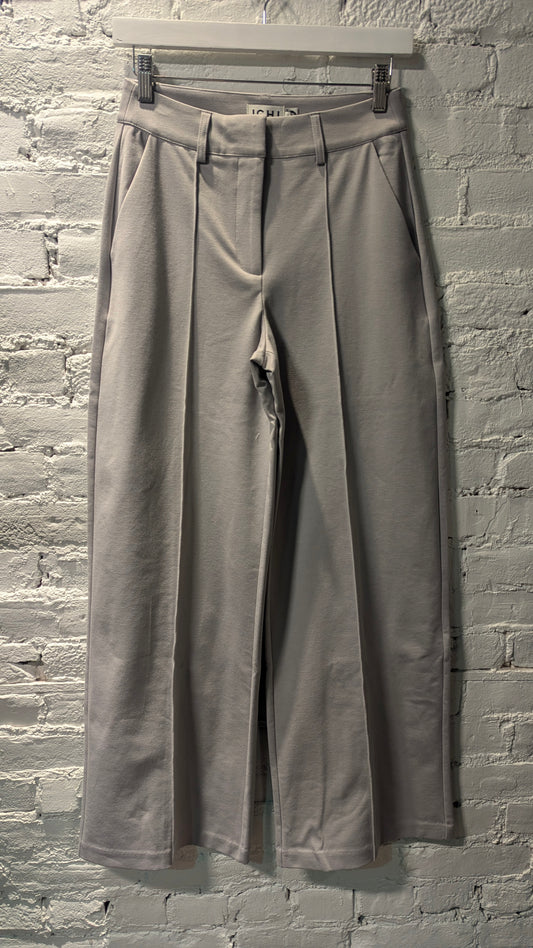 Pantalon Kate Large avec couture | Gris opal