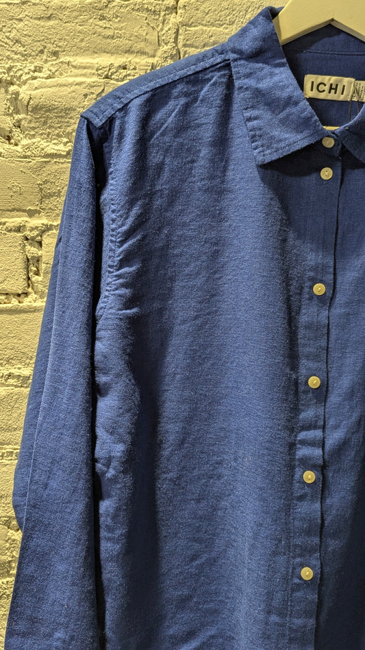 Chemise Linno - Ichi | Bleu Sodalite