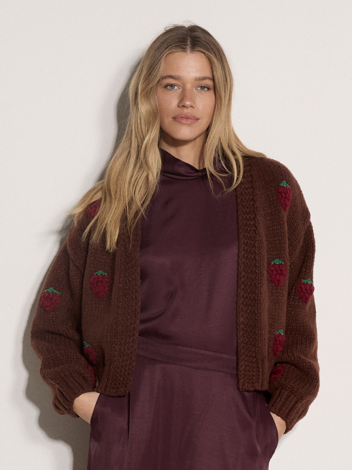 Cardigan Rosalina - Apricot | Brun