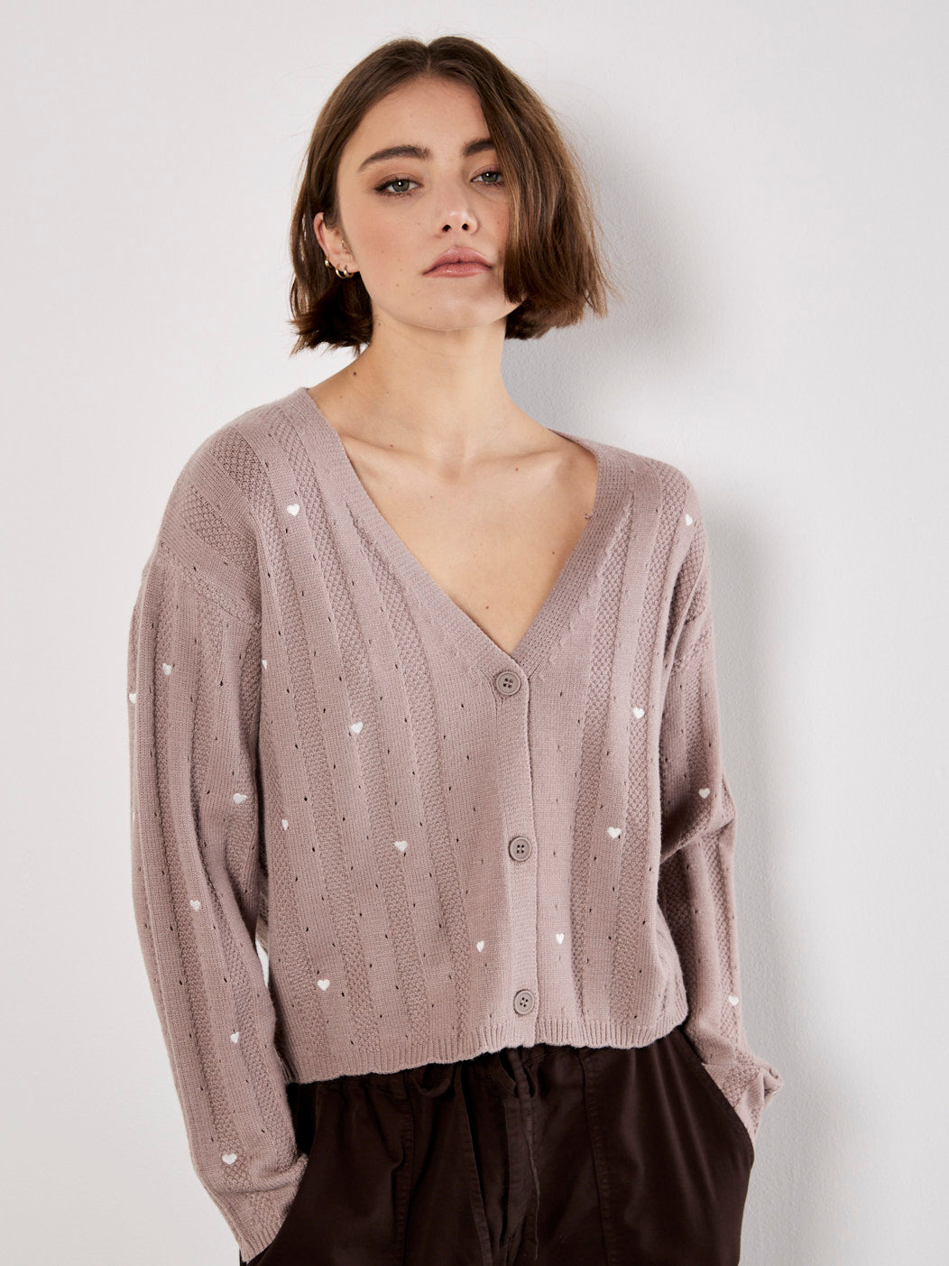 Cardigan Aubrey | Brun