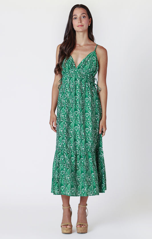 Robe Paula | Verte motif