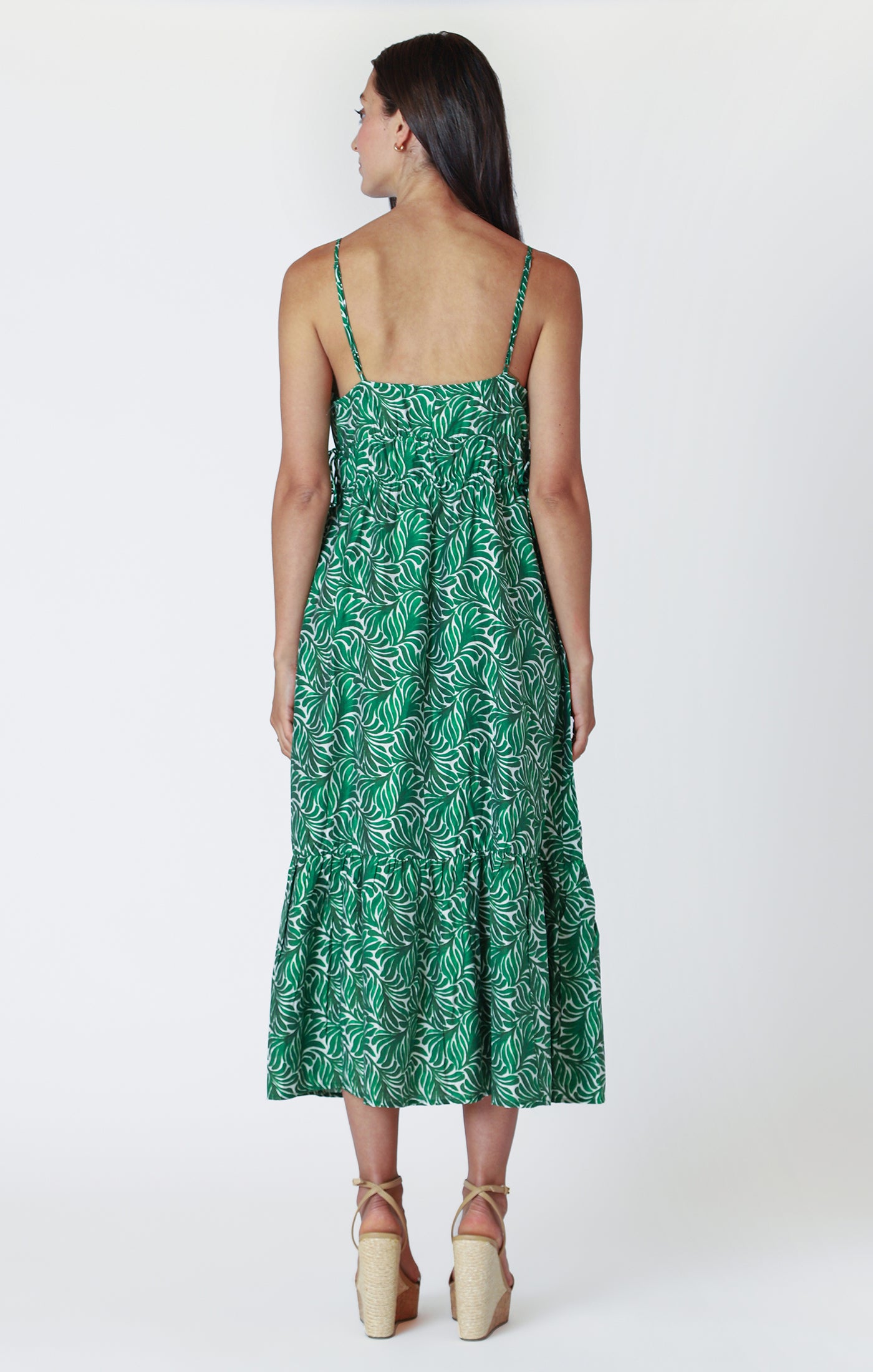 Robe Paula | Verte motif