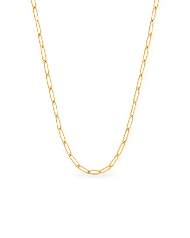 Collier Paperclip | Or