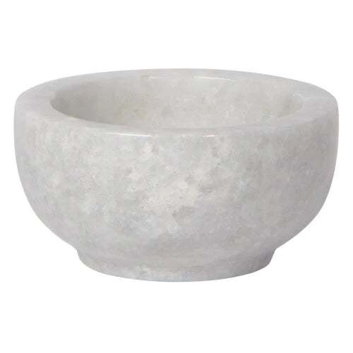 Bol en marbre Blanc | Beige Avoine