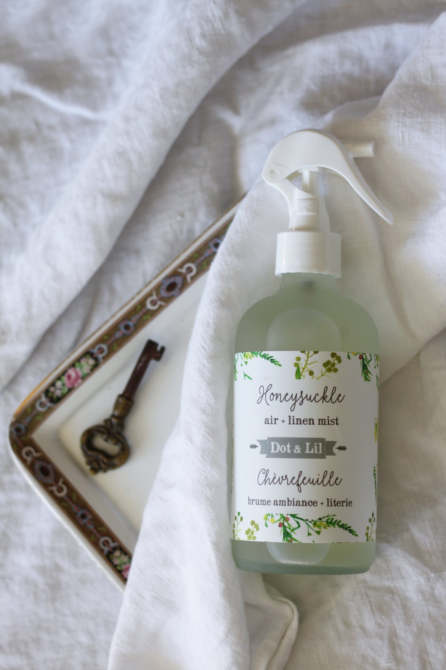 Room mist & CHÈVREFEUILLE bedding