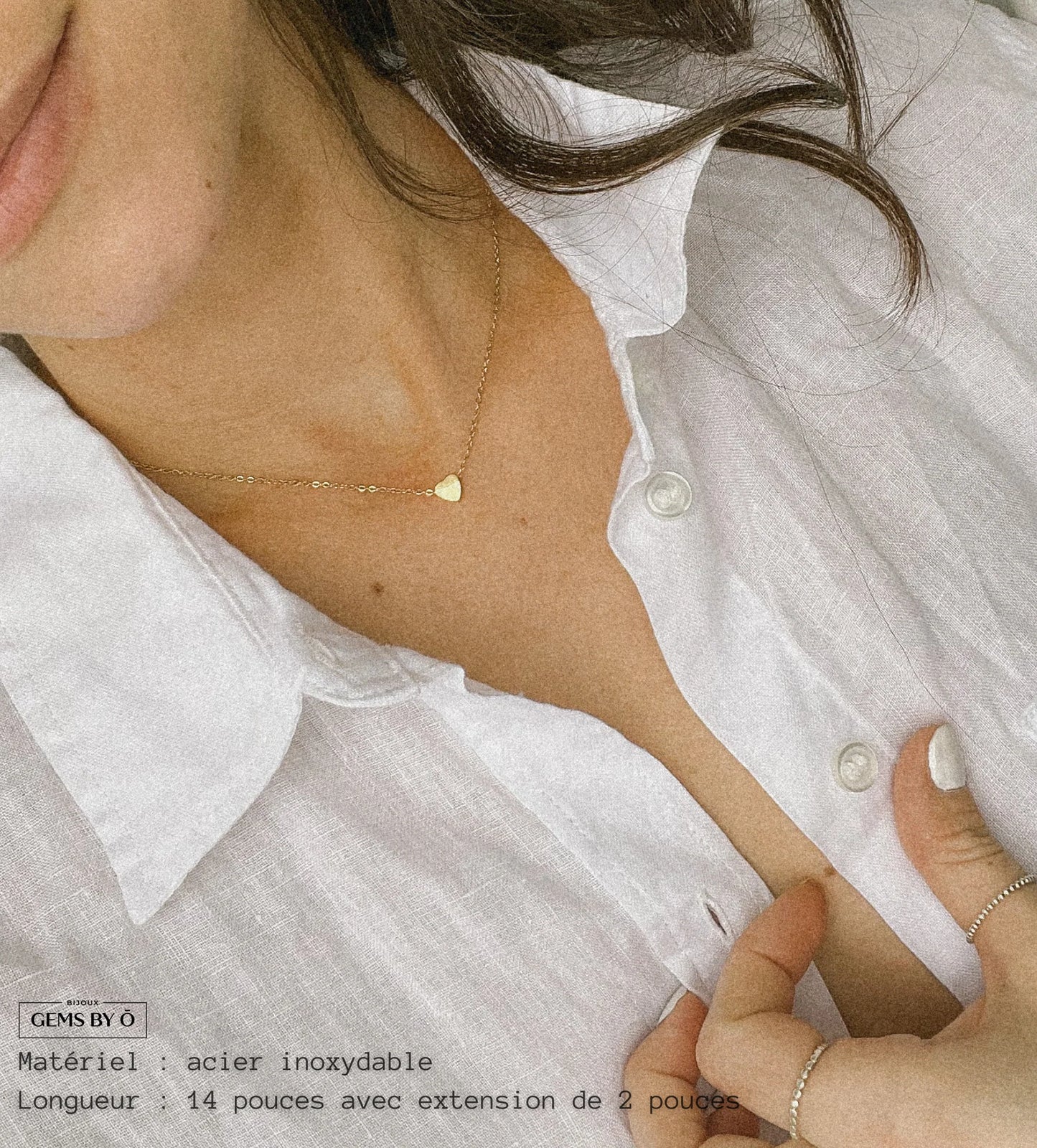 COLLIER “I heart you“ | Doré