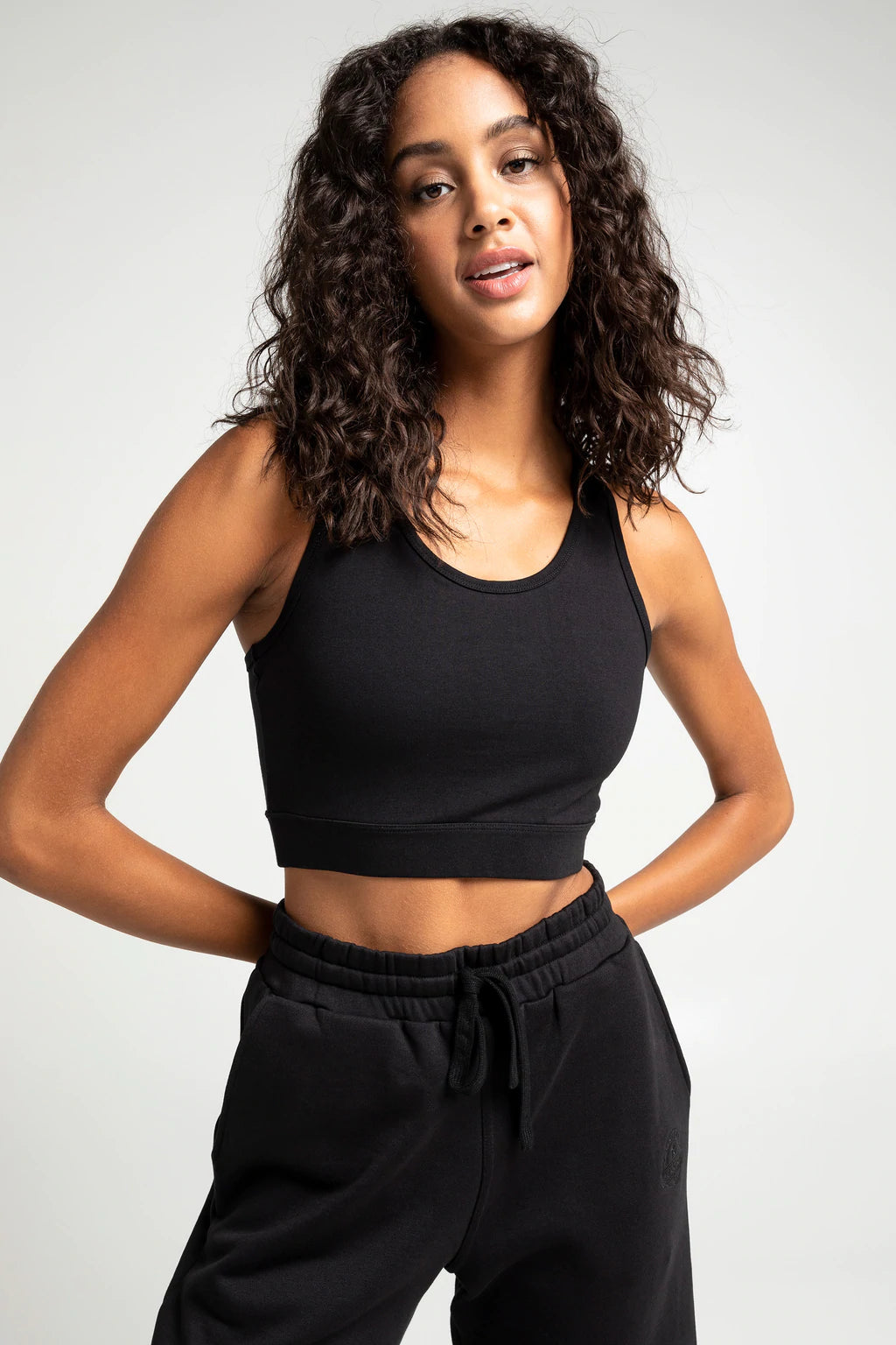 Haut sport en jersey extensible