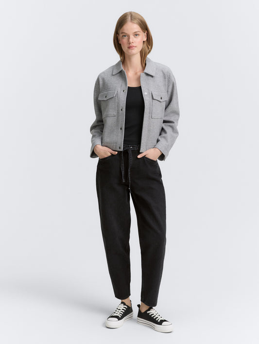 Jeans TTADEA barrel | Noir délavé