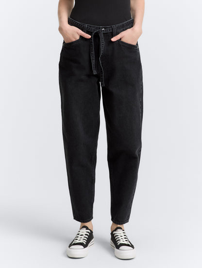 Jeans TTADEA barrel | Noir délavé