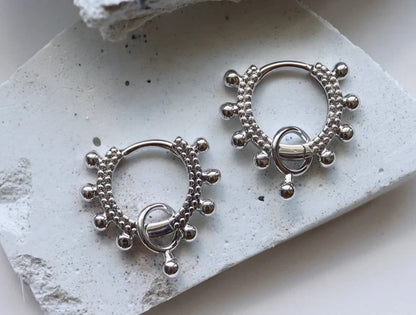 Boucles d'oreilles Laurence | Argent