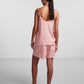 Camisole PIECES | Rayures corail