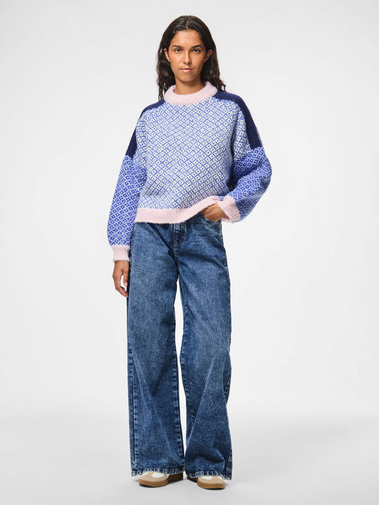 Tricot Remix | Mélange bleu