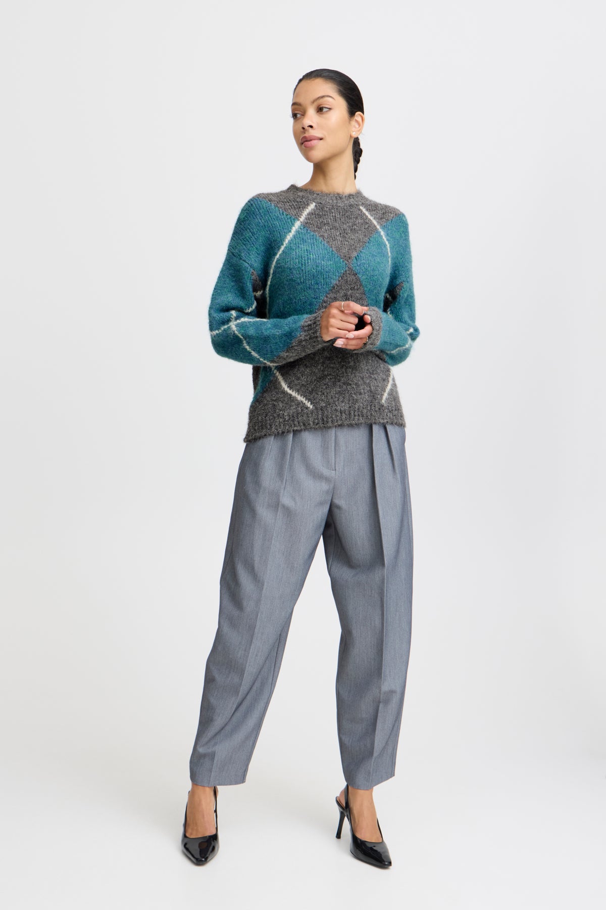 Tricot Miller | Bleu gris