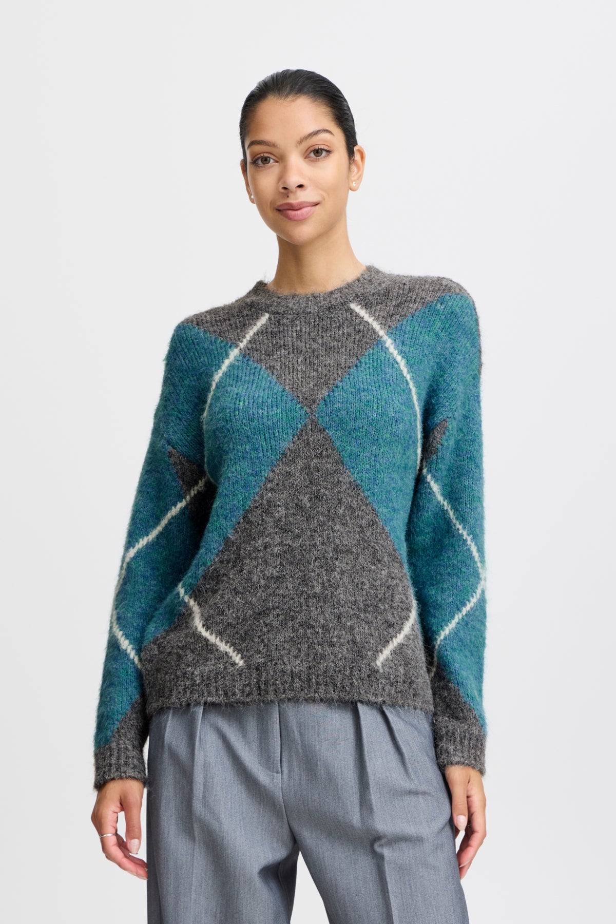 Tricot Miller | Bleu gris