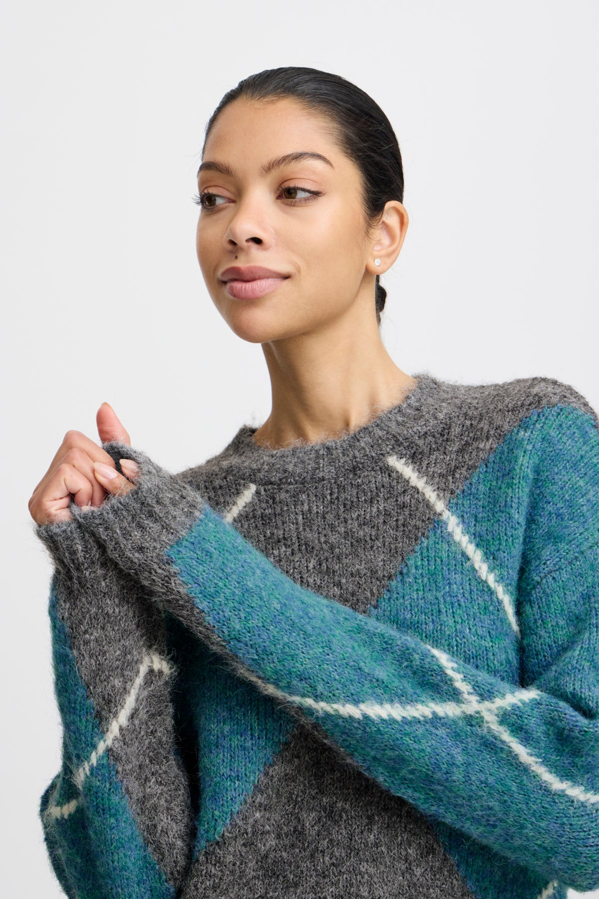 Tricot Miller | Bleu gris