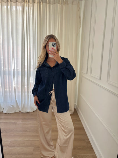 Chemise Blair - dailystory | Bleu foncé