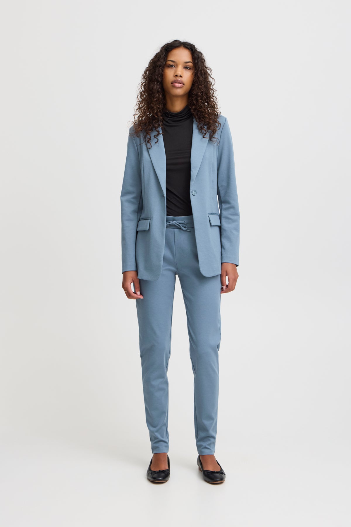 Pantalon Kate étroit long | Bleu mirage