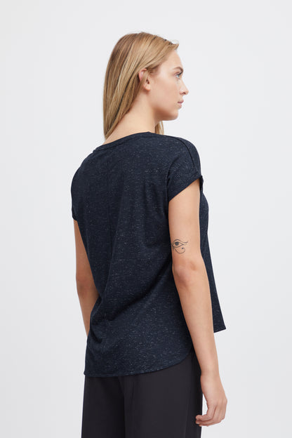 T-shirt Rebelle | Bleu marine