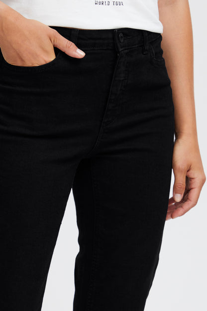 Jeans Raven court | Noir