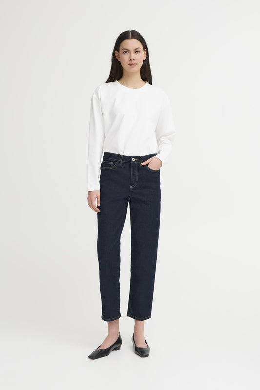 Jeans Raven court | Bleu foncé