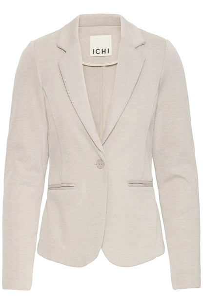 Veston ICHI Kate piqué | Taupe