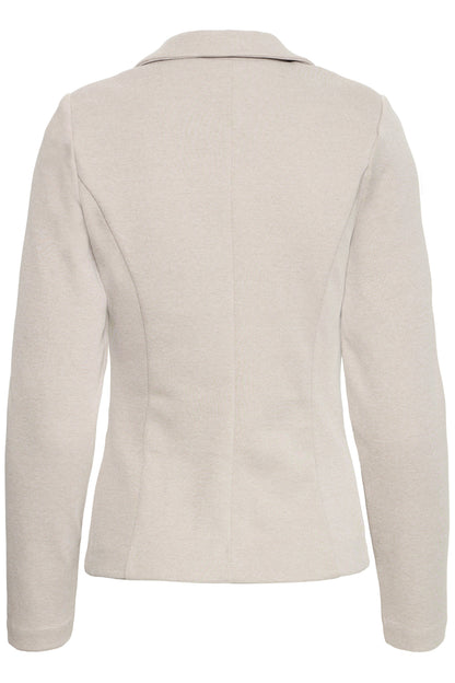 Veston ICHI Kate piqué | Taupe