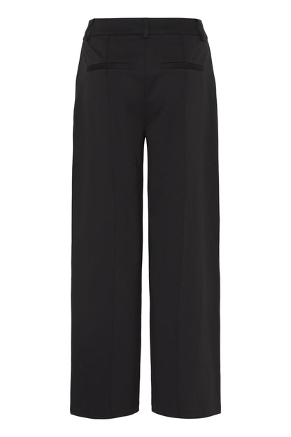 Pantalon Kate avec couture - Ichi | Noir