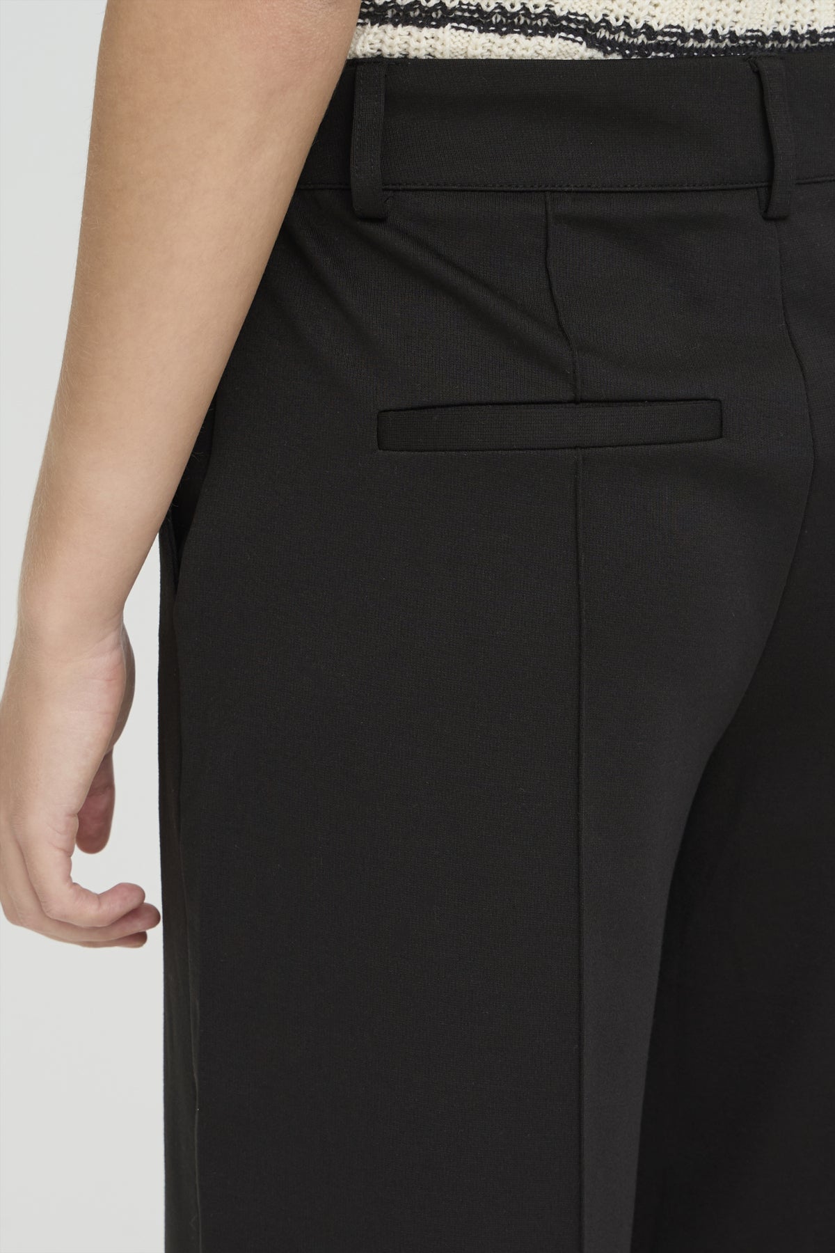 Pantalon Kate avec couture - Ichi | Noir