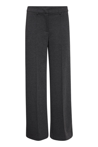 Pantalon Kate Large avec couture | Gris foncé