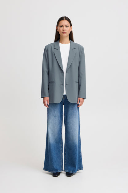 Veston Lexi oversize | Bleu mirage