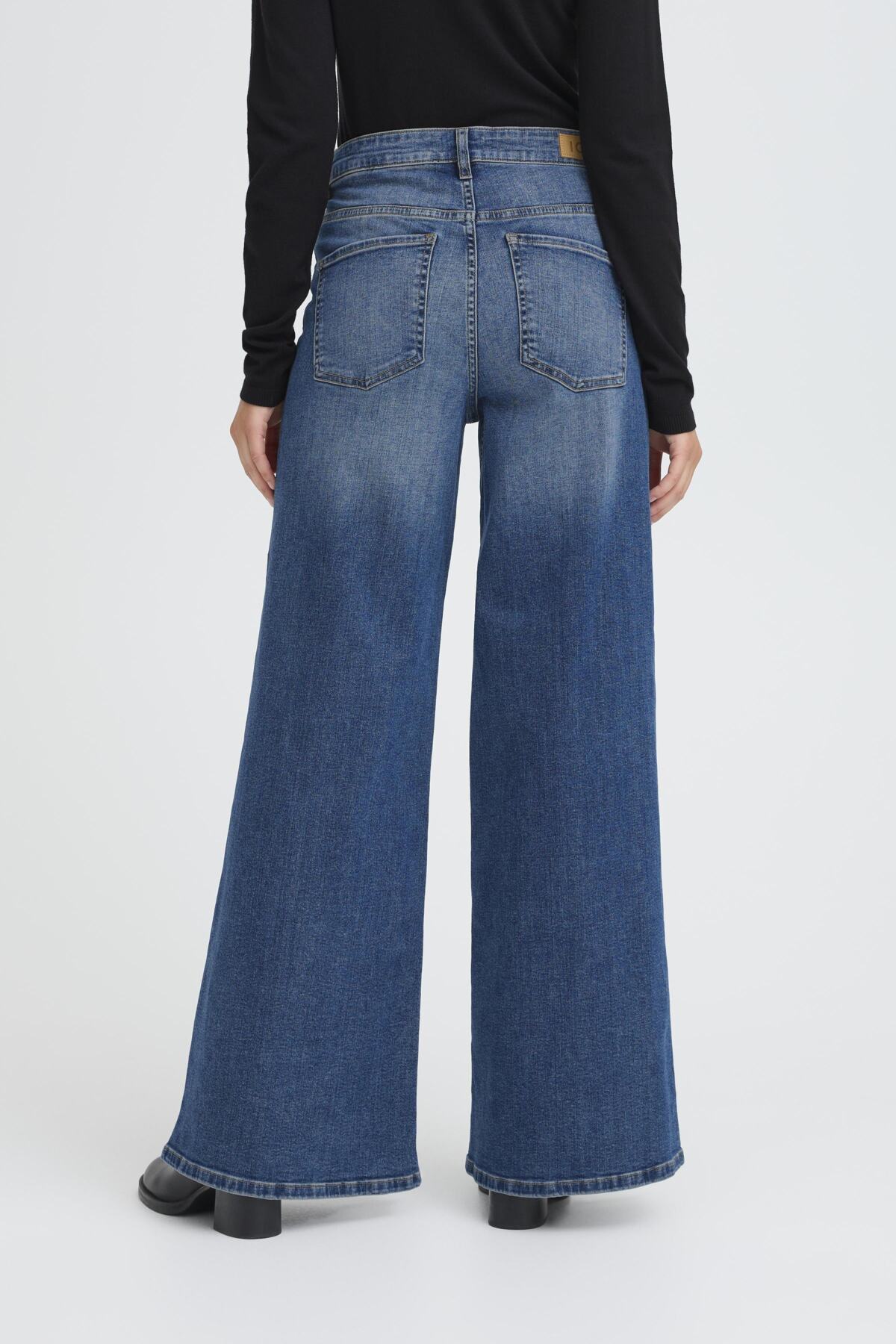 Jeans wiggy wide | Bleu moyen