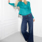 Jeans wiggy wide | Bleu foncé