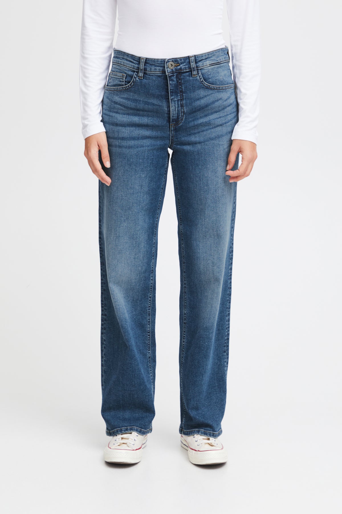 Jeans Raven large | Bleu moyen