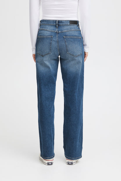 Jeans Raven large | Bleu moyen