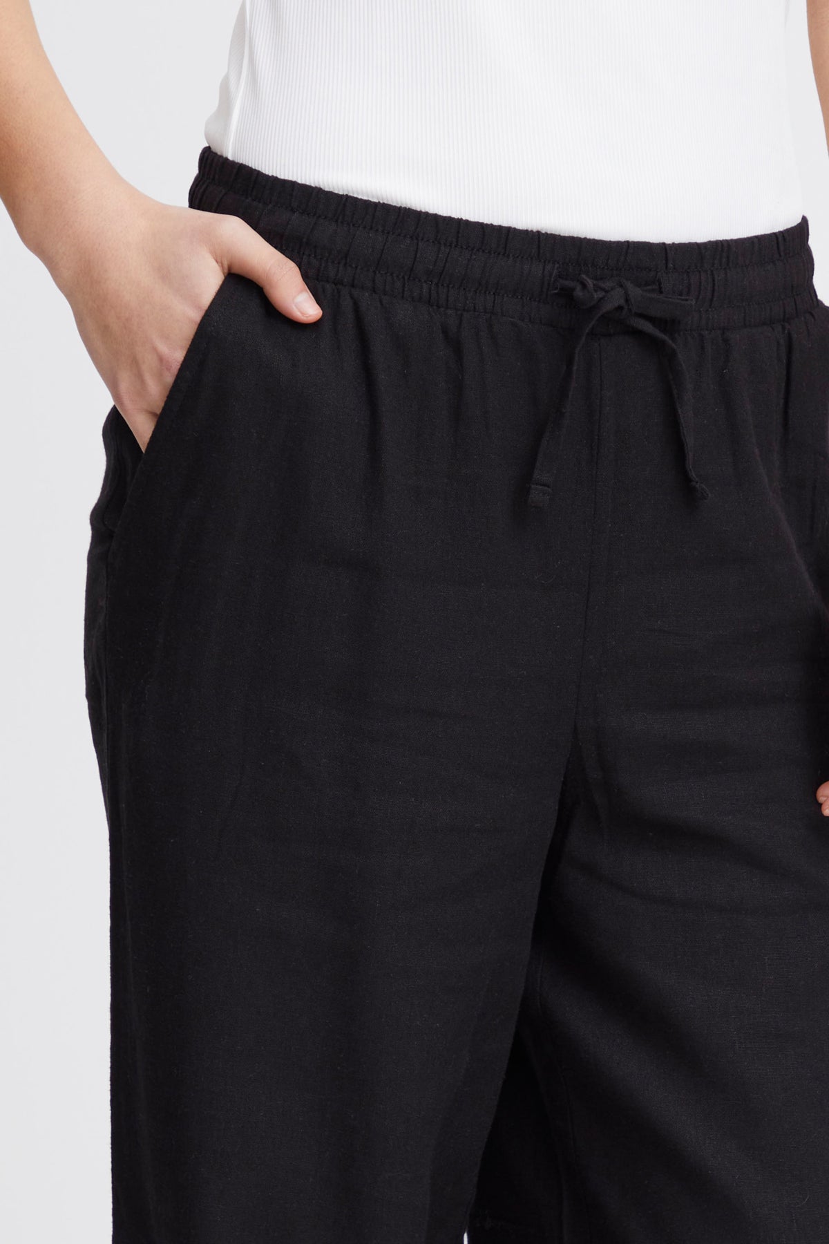 Pantalon Lino | Noir