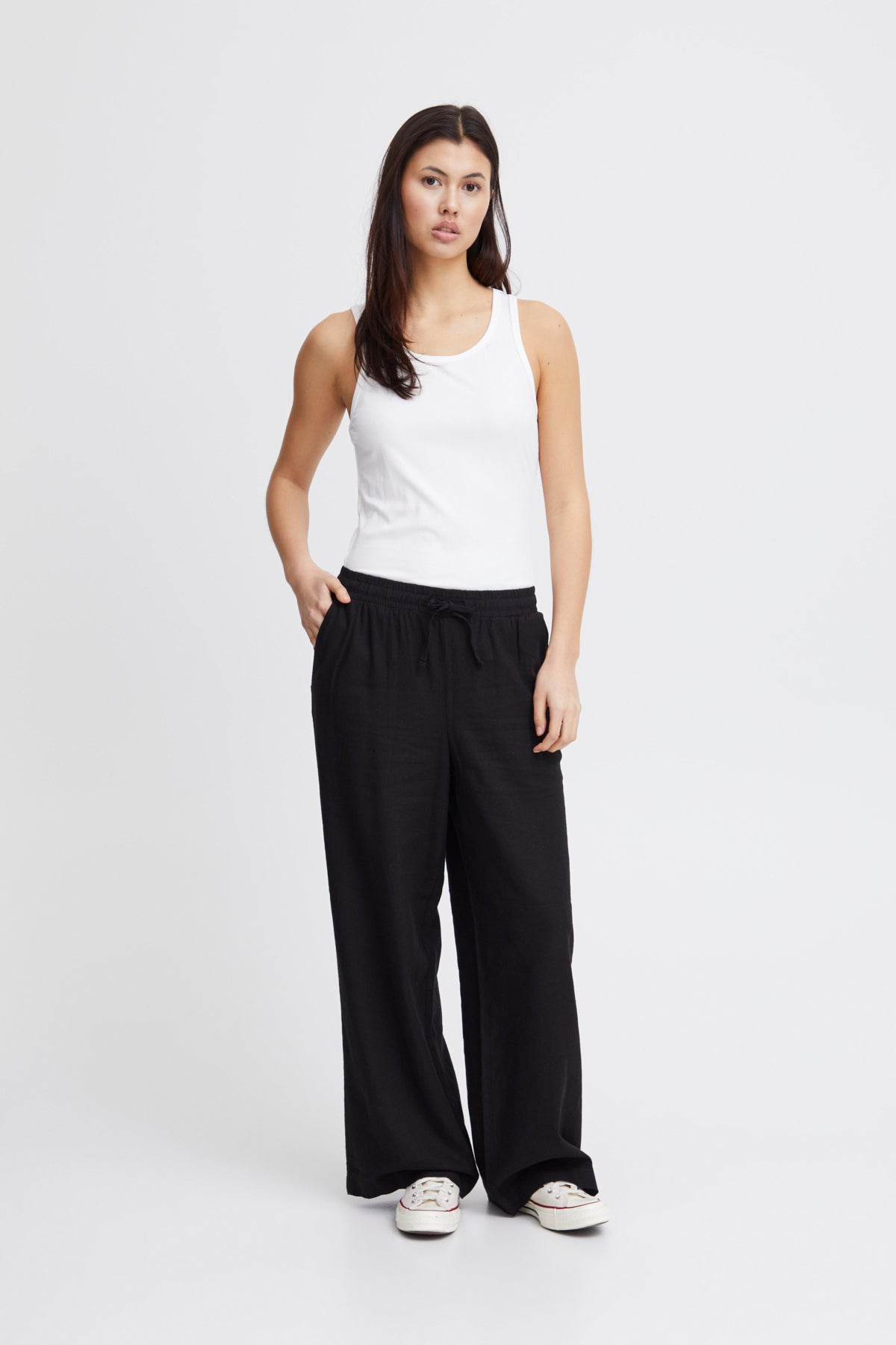 Pantalon Lino | Noir