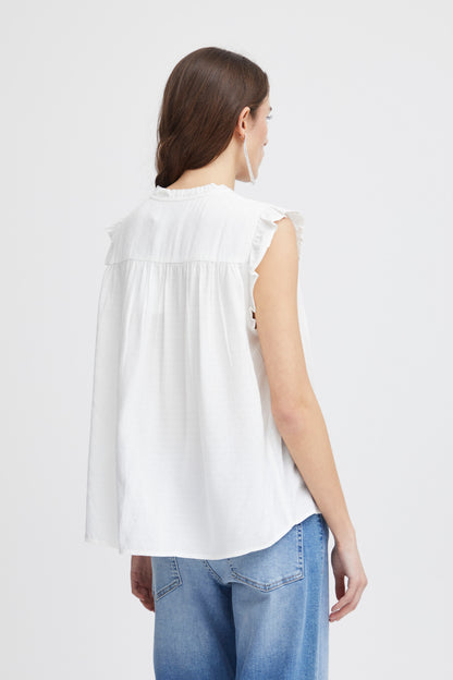 Blouse Ussun | Blanc cassé