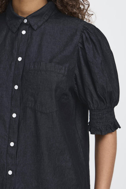 Chemise Borgie | Noir denim