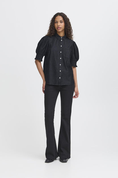 Chemise Borgie | Noir denim