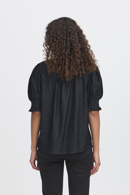 Chemise Borgie | Noir denim