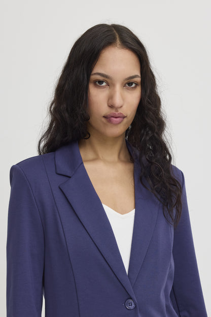 Veston Kate Long | Bleu patriote
